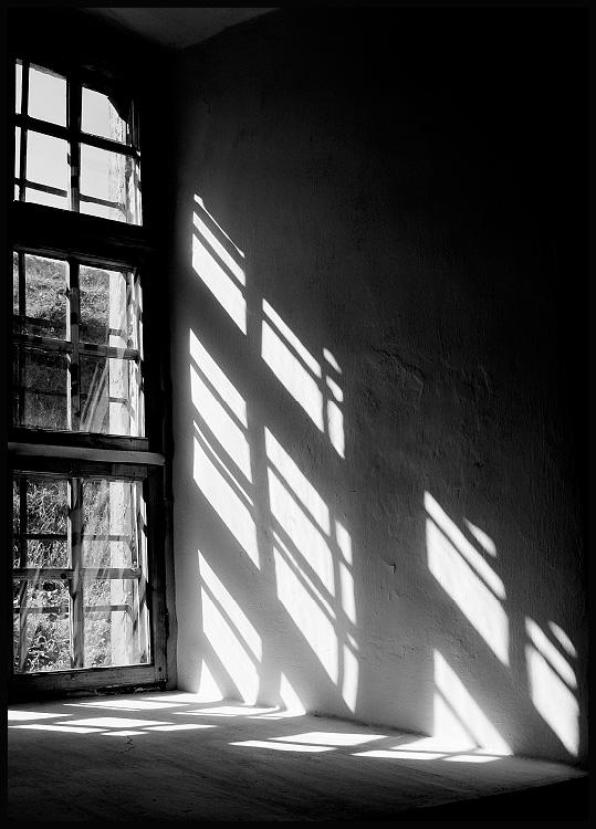 4 black and white posters