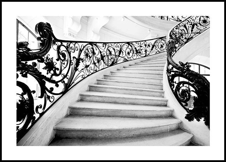 4 black and white posters